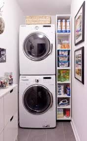 42 Catchy Transitional Laundry Room Ideas To Rock This Year Kleiner Waschraum Kleine Waschkuche Waschkuchenorganisation