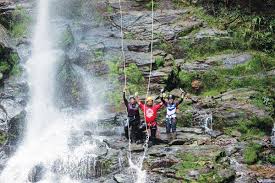 Keindahan gunung jerai memang buat orang rasa rindu nak datang lagi. Abseiling Di Air Terjun