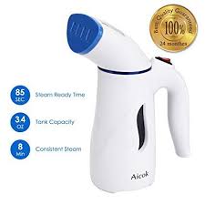 Aicok Defroisseur Vapeur 110ml Mini Defroisseur De Voyage Portatif Avec Une Brosse De Tissu Un Sac Portable Rapide Chauffant Wish List High Tech Cloth
