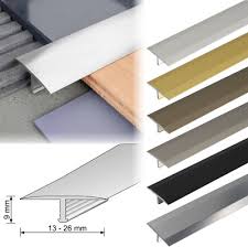 Maybe you would like to learn more about one of these? 2 5m Aluminium Threshold Trim T Bar Door Profile Transition Trim Tiles Lamina Ebay