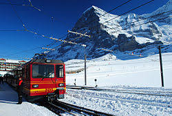 Und mönch das gefährliche eigerjoch (3617 m); Jungfrau Railway Wikipedia