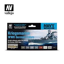 Kriegsmarine Wwii German Colors Vallejo Navy 71615
