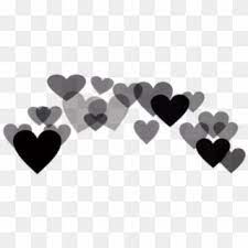 Black Heart Crown Emoji Transparent Black Heart Crown Transparent Heart Crown Png Png Download Black Heart Emoji Pink Heart Emoji Emoji
