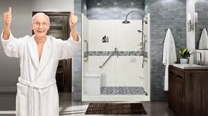 Try using shower tiles in different shapes, sizes, patterns or colors to complement the rest of the bathroom. 10 Steps To Bathroom Safety For Seniors American Bath Factory
