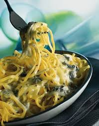 Spaghettis Aux Trois Fromages Comte Roquefort Et Chevre Recette Spaghetti Au Fromage Cuisine Vegetarienne Pate Au Fromage