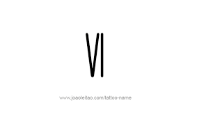 Roman numeral tattoos design ideas. Vi Roman Numeral Tattoo Designs Tattoos With Names Roman Numbers Tattoo Roman Tattoo Name Tattoos