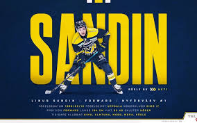 When i signed with hv71 my former number (10) was taken. Linus Sandin Signs With Hv71 Playmaker92 Com