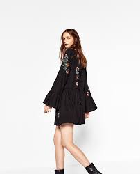 Check out our zara dress selection for the very best in unique or custom, handmade pieces from our dresses shops. Image 3 Of Floral Embroidered Dress From Zara Lil Black Dress Embroidered Dress Floral Embroidered Dress