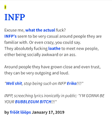 Why Is Urban Dictionary So Accurate Infp