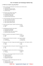 Soal pts ipa ini sudah dilengkapi dengan kunci jawaban. Kumpulan Latihan Soal Ipa Smp Kelas Viii Lengkap 1 Tahun