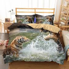 See your favorite camping beds and gardens beds discounted & on sale. 3d Animal Tiger Printed 1 Bedding Sets Duvet Cover Set Bed Linen Design Bedding Sets Matching Bedding And Curtains