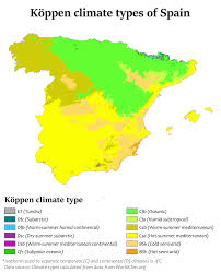 climate of spain wikipedia