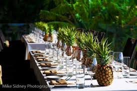 Pineapples Pineapple Centerpiece Summer Party Decorations Pineapple Decor