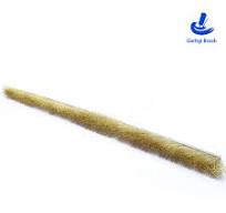 Crimped Copper Wire Strip Brush, Aluminum F-Profile, Suitable for Sealing,  Dust and Dirt Removing