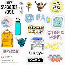Cute aesthetic stickers to print. Aesthetic Sticker Pack Printable Novocom Top