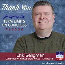 Erik Seligman Pledges to Support Congressional Term Limits