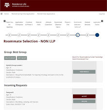 Well, what do you know? Roommate Selection Search Residence Life Texas A M University