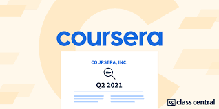 Save big + get 3 m. Coursera Q2 2021 102 1m Revenue 46 4m In Losses 14 6k Degree Students Class Central