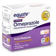 Omeprazole as an otc medication for heartburn treatment. Equate Omeprazole Delayed Release Capsules 20 Mg 28 Count Walmart Com Walmart Com