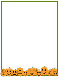 Jack O Lantern Border Halloween Borders Halloween Frames Jack O Lantern
