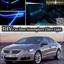 For Volkswagen Vw Passat Cc Interior Ambient Light Tuning Atmosphere Fiber Optic Band Light Inside Door Panel Illumination Ambient Lighting Lights Panel Doors