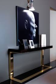 Superbly Executed By Italian Master Craftsmen This Modern Italian Macassar Veneer Console Is Outstanding In 2020 Luxury Furniture Design Luxury Console Modern Console