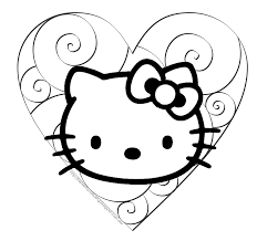 Print our free thanksgiving coloring pages to keep kids of all ages entertained this november. Free Hello Kitty Valentine Coloring Pages Coloring Home