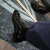 Amazon.com | DECARSDZ Men's Classic Retro Fashion Oxford with Pointed Toe Lace-Up Wedding for Formal Business Suit Tuxedo Dress Shoes Black | Oxfords - Product from Amazon.com