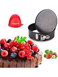 7 Inch Springform Cake Pan Non Stick Leakproof Cheesecake Pan Bakeware With Glove Fits 5 6 8 Quart Ins Angel Food Cake Pan Angel Food Springform Pan Cake