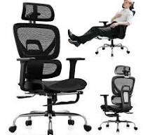 Amazon.com: Synorla Ergonomic Office Chair with Footrest ...