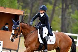She represented her country at the 2016 summer olympics , where she won the silver medal in the team eventing. Germany S Julia Krajewski In The Lead After Dressage Test Of The Cci 4 L Equi Action Equnews International