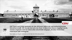 Januar zum gedenktag an die opfer des nationalsozialismus. Cdu Gedenkt Der Holocaust Opfer Christlich Demokratische Union Deutschlands