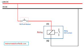 12 volt led strip light wiring diagram; Relay Latching Circuit Using Push Button Instrumentation Tools