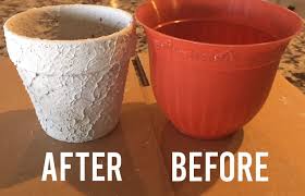 How to jazz up your planters • one brick at a time. How To Age A New Pot To Make It Look Old With Joint Compound
