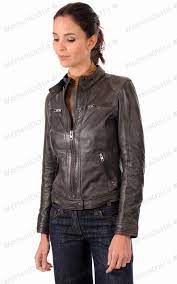 Womens Genuine Lambskin Leather Motorcycle Slim Fit Designer Biker Jacket Fl 100 Handmade Motorcycle Outdoor Womens Biker Jacket Jackets Leather Coat Jacket