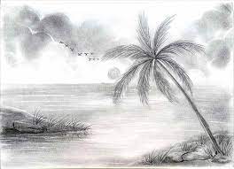 Besten ideen für bilder zum nachmalen. Image Result For Drawings Of Landscape Drawing Scenery Easy Nature Drawings Landscape Pencil Drawings