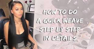 I know what you're going to say charlie i can't take that glue that would be a concern for me as well. Quick Weave How To Do A Quick Weave Step By Step