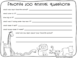 Zoo Animals Writing Zoo Lessons Zoo Animals Writing Worksheets