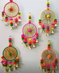 30 Likes 6 Comments Urban Gota Urbangota On Instagram Bright And Peppy Decor For Your Homes In 2020 Wall Decor Crafts Diwali Decoration Items Wool Crafts Diy