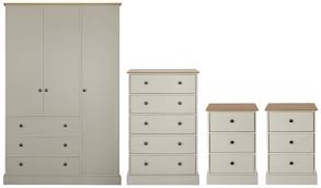 They're very versatile, you could use one is currently being used on a computer desk and the other is on a bedroom bureau. Buy Argos Home Kensington 4 Piece Wardrobe Set Grey Oak Veneer Bedroom Furniture Sets Argos