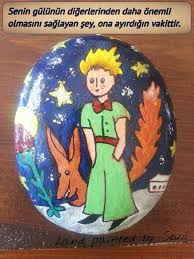 Sevil Urgunlu Adli Kullanicinin Kucuk Prens Tas Boyama Rock Painting Panosundaki Pin Painting Rock Taslar