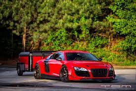 Topspeed Motorsports Audi R8 This Is How Race Cars Should Get To The Track Twin Turbo Wide Body Body Check