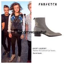 Harry styles' new album 'fine line' is ready to become the biggest album of the year, so we couldn't let the opportunity pass. Harry Wore What On Twitter Harry Wore Saint Laurent Babies 40 Central Cut Boots In The Drag Me Down Music Video Http T Co Vrrxuvzzzw