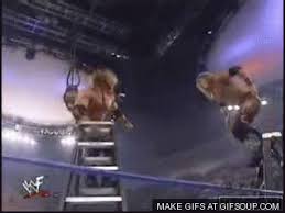Wwe edge spears jeff hardy. Edge Spears Y2j Off A Ladder Wwe Edge Wrestlemania 33 Wwf