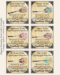 Fantasy Labels Inspired By Harry Potter Wands For Young Wizards Extra Large Squares 1 5 Inch 2 Inch Harry Potter Quilt Harry Potter Wand Harry Potter Diy