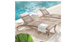 Lodi Sun Lounger Reviews Cb2 In 2020 Sun Lounger Patio Furniture For Sale Outdoor Wood Dining Table