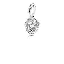 Sparkling Love Knot Pendant Clear Cz Pandora Jewelry Us Love Knot Ring Pandora Jewelry Silver Drop Earrings