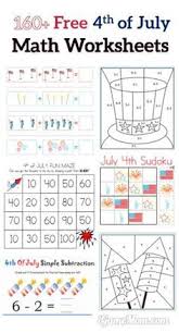 Kids will enjoy the fun pictures of flags, rockets, picnic food. 160 Fourth Of July Printable Math Worksheets Holiday Math Holiday Math Activities Math Worksheets