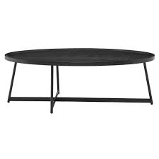 The calder nesting coffee table displays pictures frames or table lamp in a stylish way. Homeroots 23 63 X 47 25 X 15 75 Oval Coffee Table In Black Ash Wood And Black 23 63 X 47 25 X 15 75 Overstock 31959387