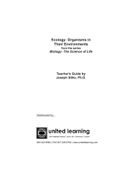 We did not find results for: Ecology Organisms In Their Environments